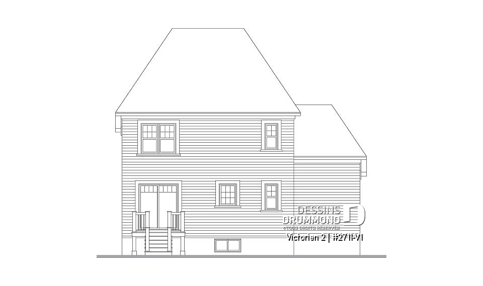 Élévation arrière - Victorien 2