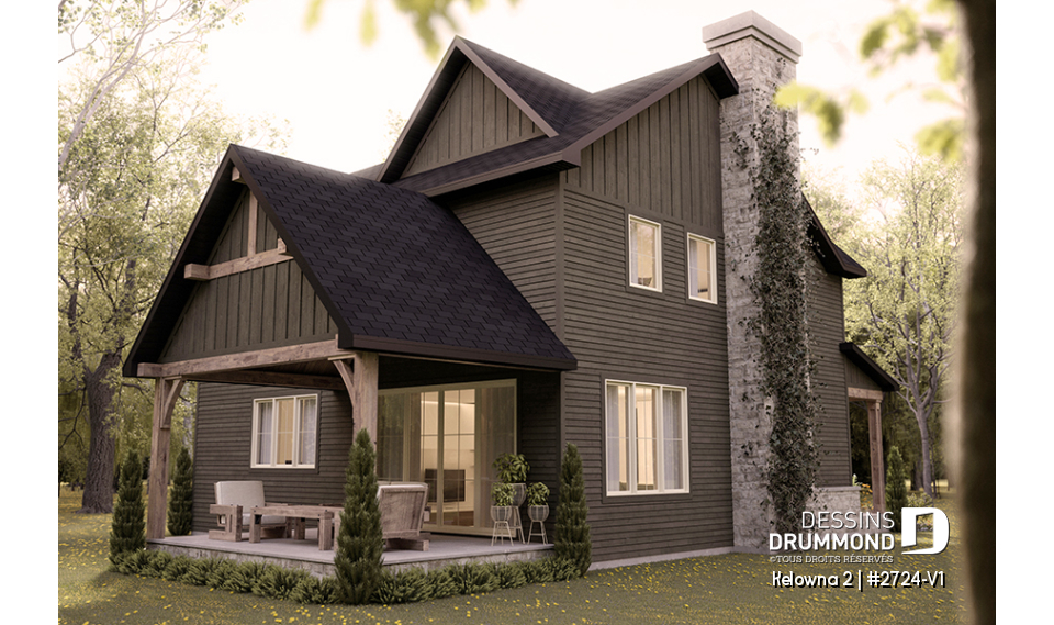 Vue arrière - MODÈLE DE BASE - Kelowna 2