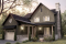 Vue avant - MODÈLE DE BASE - Modèle de maison champêtre 4 à 5 chambres, garage, bureau, terrasse abritée et belle suite des parents - Kelowna 2