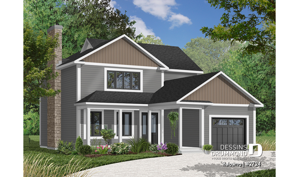 Version couleur no. 1 - Vue avant - Kelowna