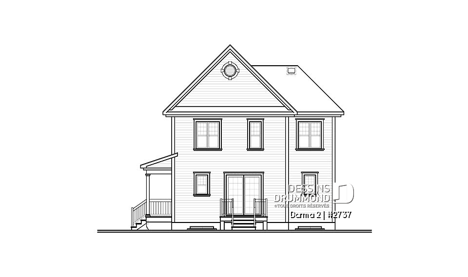 Élévation arrière - Darma 2