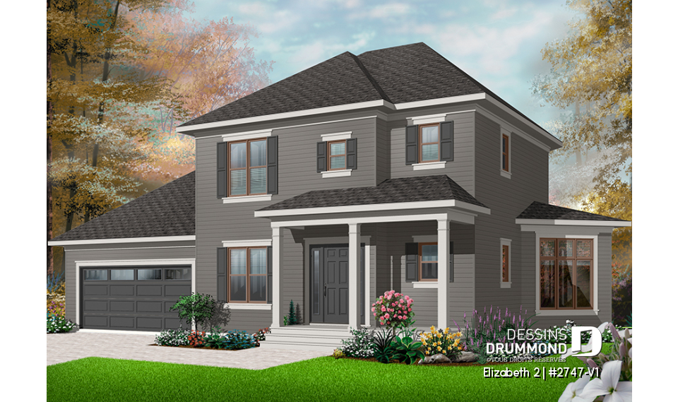 Version couleur no. 2 - Vue avant - Elizabeth 2