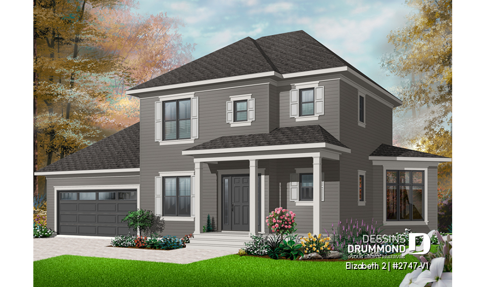 Version couleur no. 3 - Vue avant - Elizabeth 2