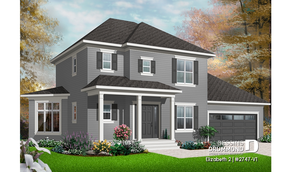 Version couleur no. 4 - Vue avant - Elizabeth 2