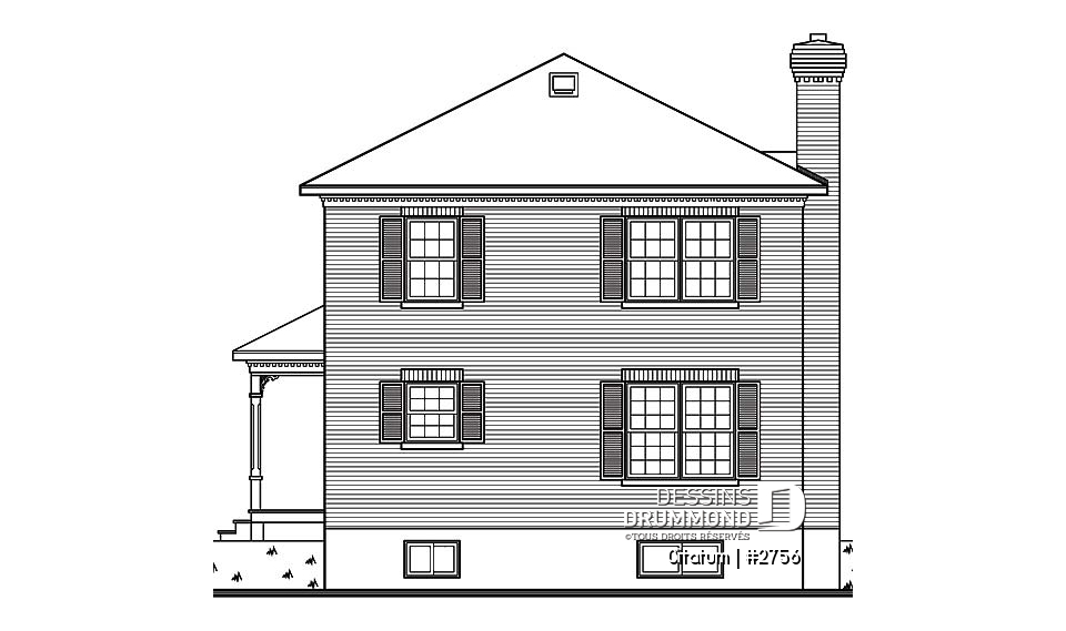 Élévation arrière - Citatum