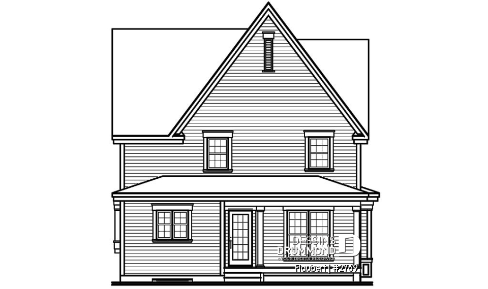 Élévation arrière - Flaubert