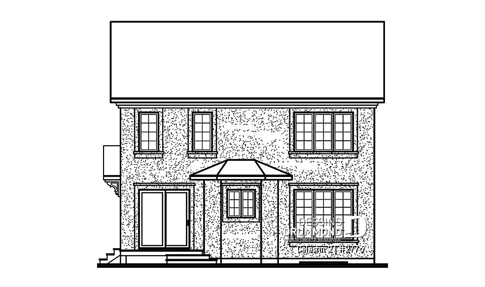 Élévation arrière - Célestin 2