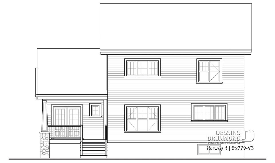 Élévation arrière - Norway 4