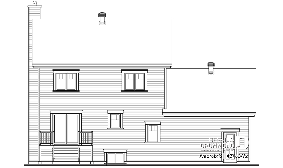 Élévation arrière - Ambroix 3