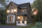 Vue avant - MODÈLE DE BASE - Plan de maison pour terrain étroit, 3 à 5 chambres, sous-sol aménagé (optionnel $), grande terrasse abritée - Stamford