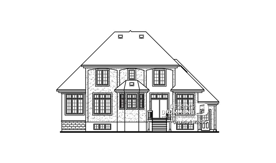 Élévation arrière - Gironde