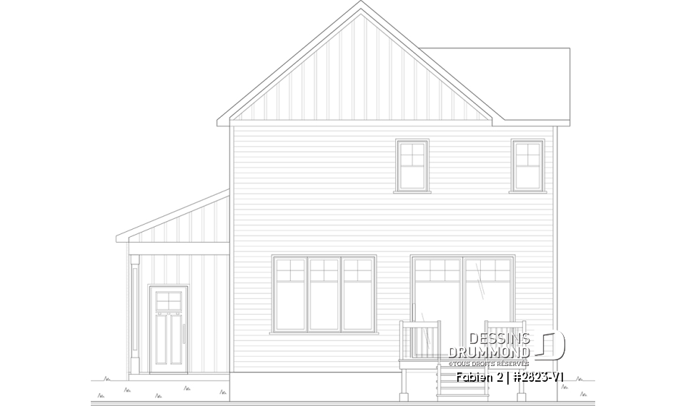 Élévation arrière - Fabien 2