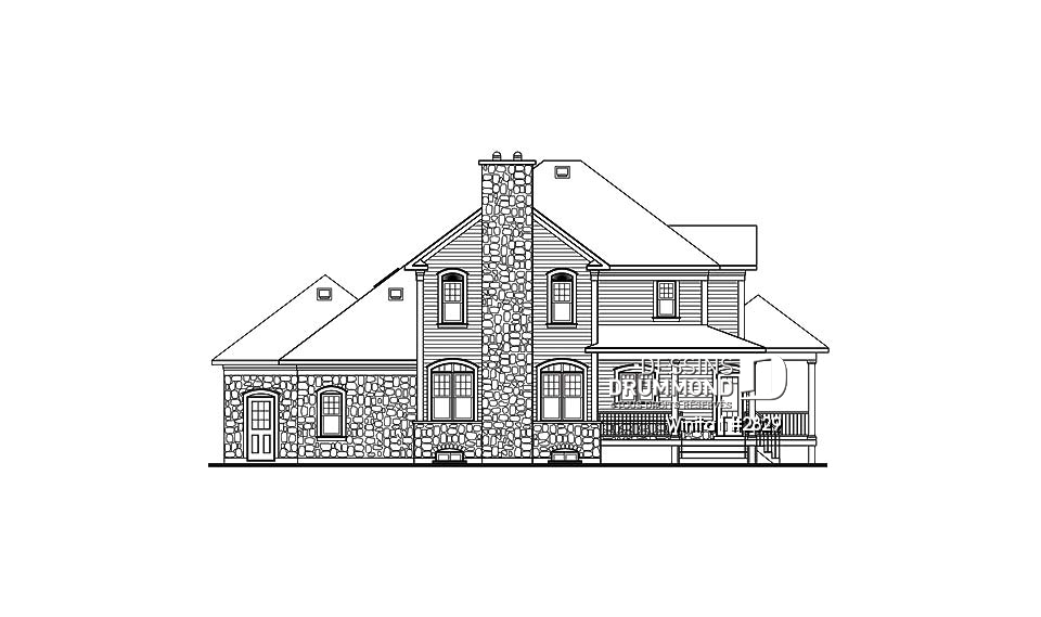 Élévation arrière - Winita