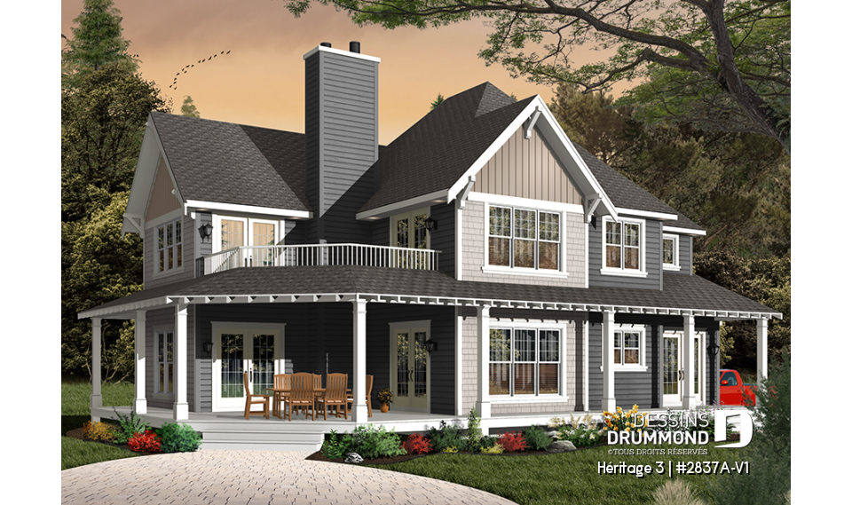 Vue avant - MODÈLE DE BASE - Héritage 3