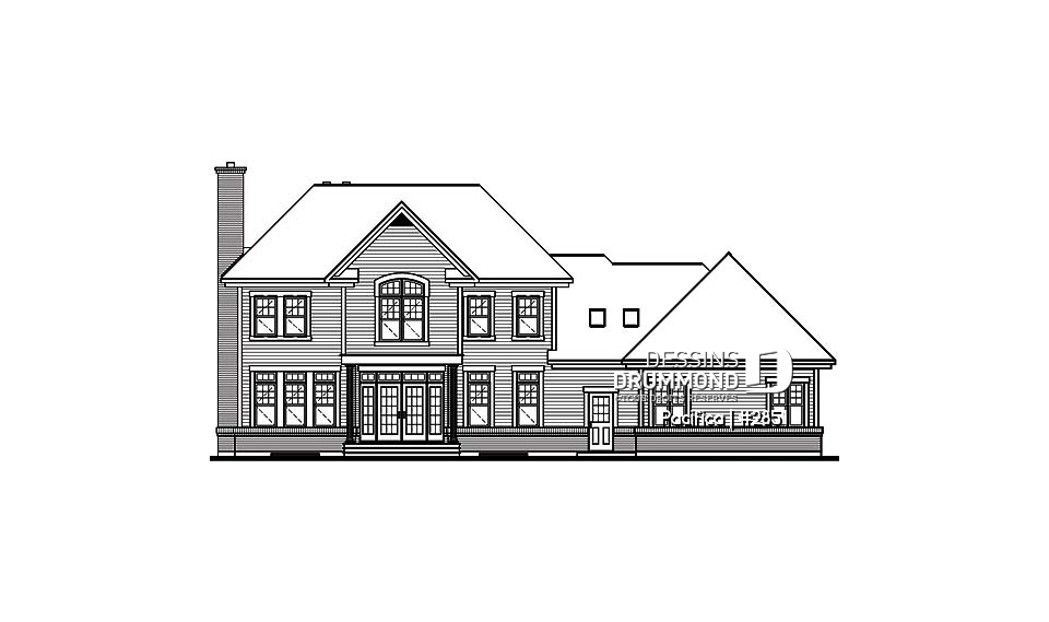 Élévation arrière - Pacifica