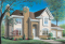 Vue avant - MODÈLE DE BASE - Plan de maison 4 chambres sur même étage, piscine intérieure, garage double, grand pièce boni, foyers - Pacifica