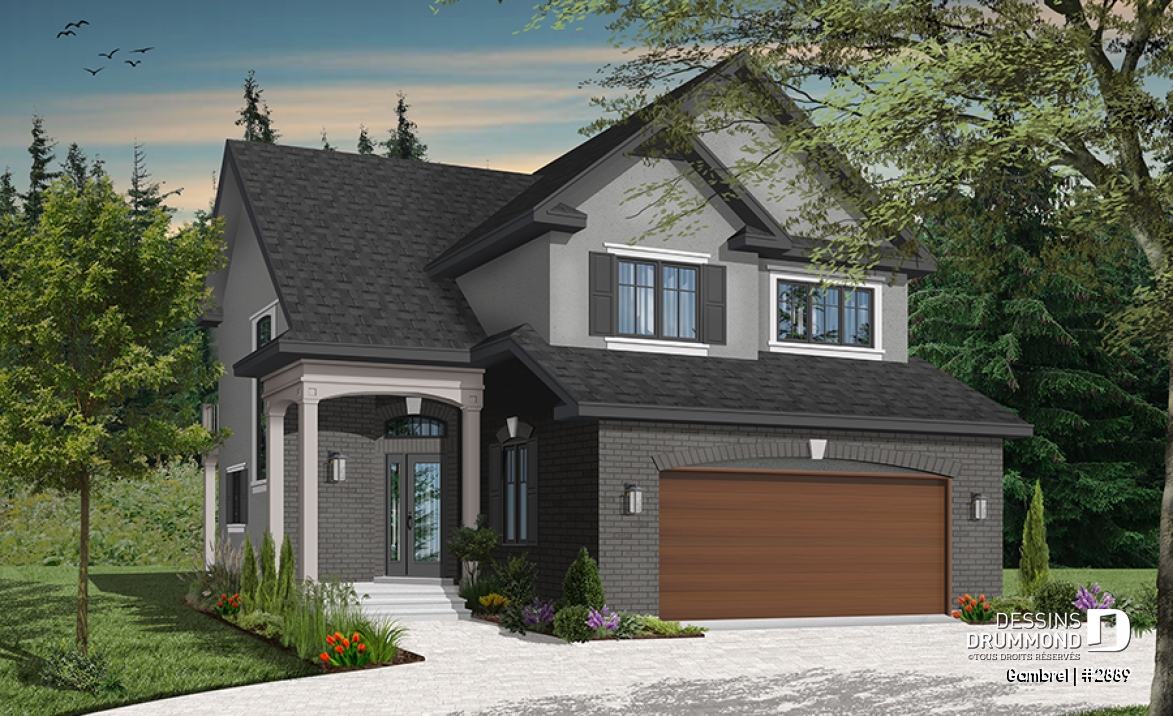 Version couleur no. 1 - Vue avant - Gambrel