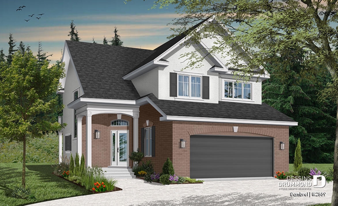 Version couleur no. 5 - Vue avant - Gambrel
