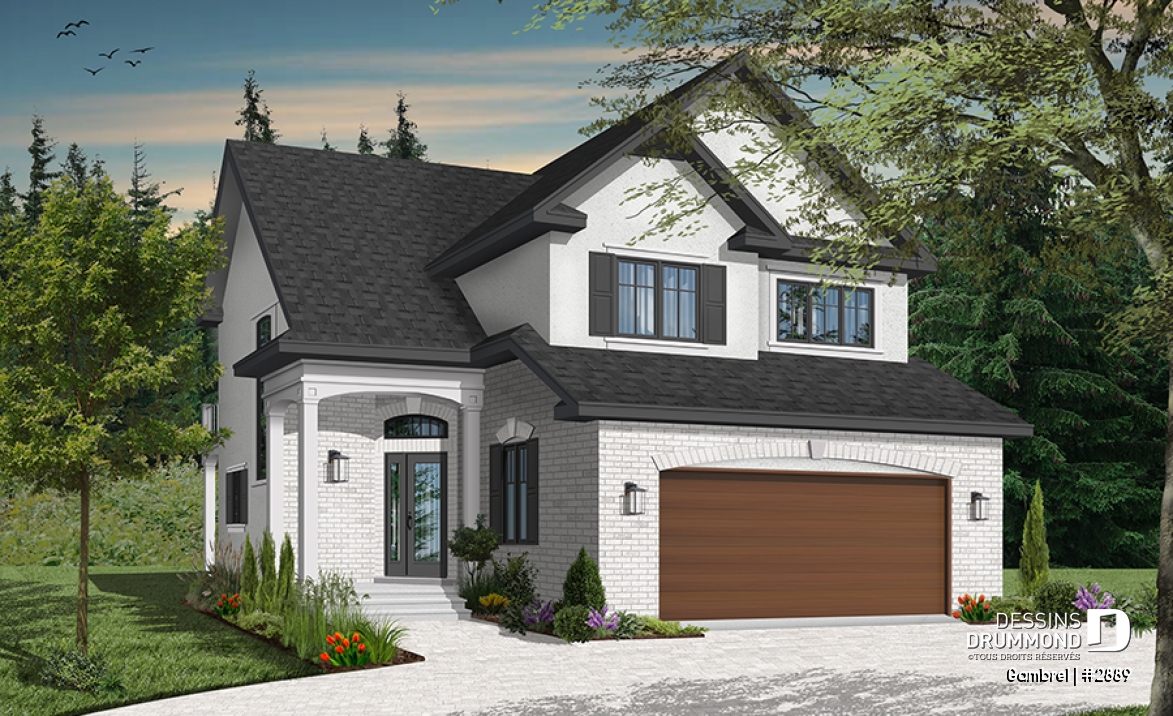 Version couleur no. 6 - Vue avant - Gambrel