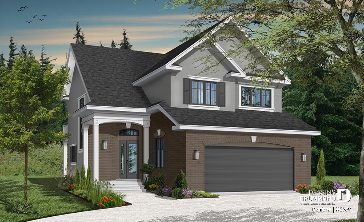 Version couleur no. 8 - Vue avant - Gambrel