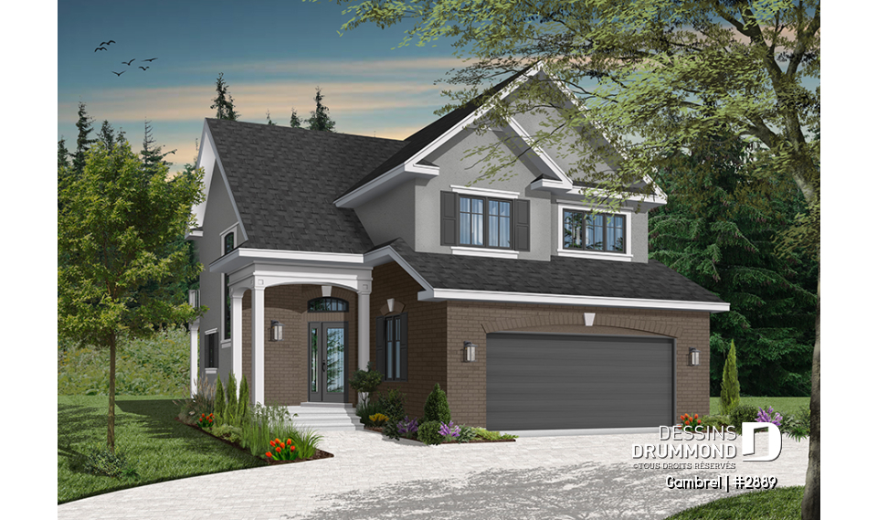 Version couleur no. 8 - Vue avant - Gambrel