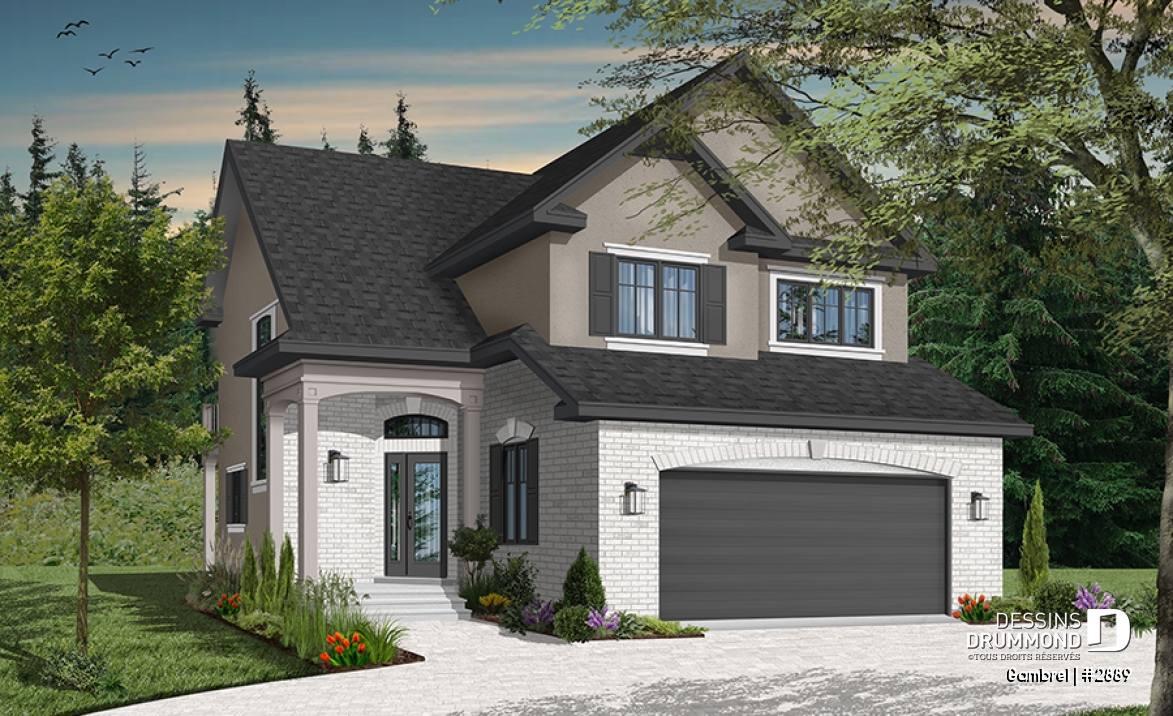Vue avant - MODÈLE DE BASE - Gambrel