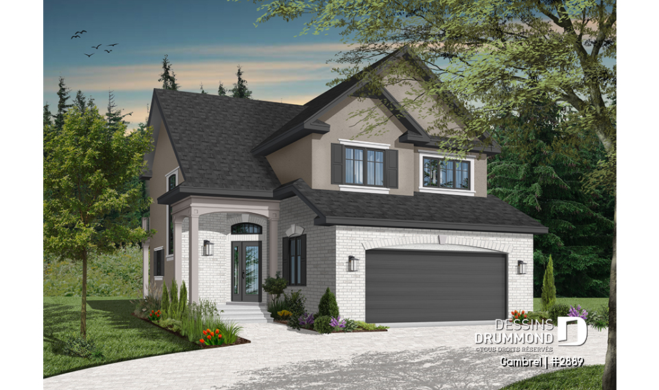 Vue avant - MODÈLE DE BASE - Gambrel