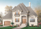 Vue avant - MODÈLE DE BASE - Maison avec salon spectaculaire, cuisine avec grand îlot, foyer, bureau, 3 à 4 chambres, grande suite parents - Roberval