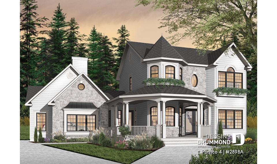 Version couleur no. 1 - Vue avant - Portico 4