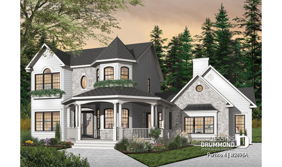 Version couleur no. 1 - Vue avant - Portico 4