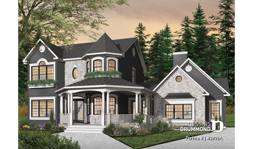 Version couleur no. 3 - Vue avant - Portico 4