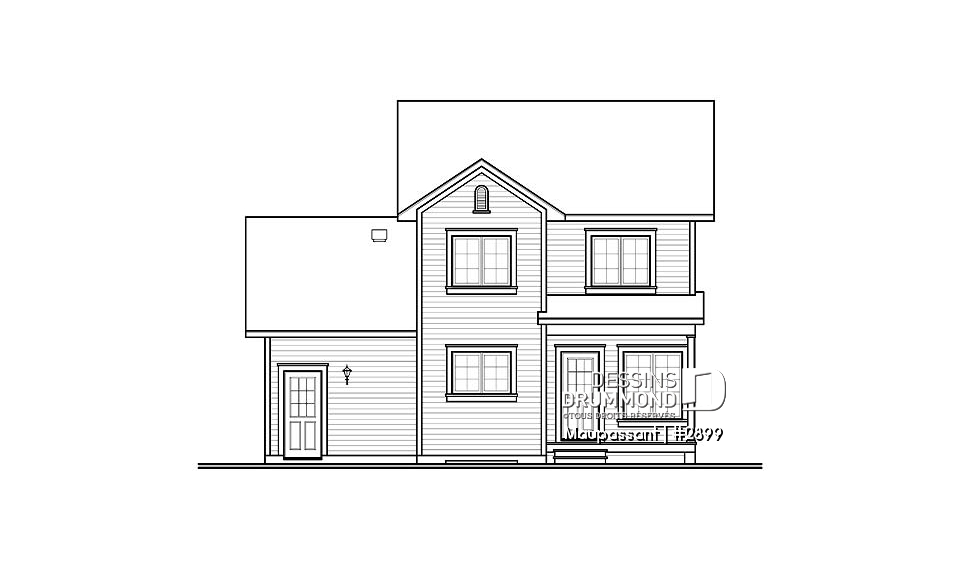 Élévation arrière - Maupassant