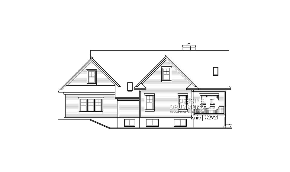 Élévation arrière - Ionic