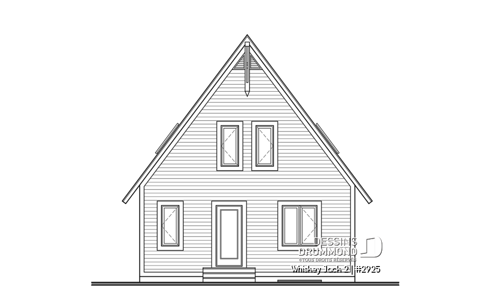 Élévation arrière - Whiskey Jack 2