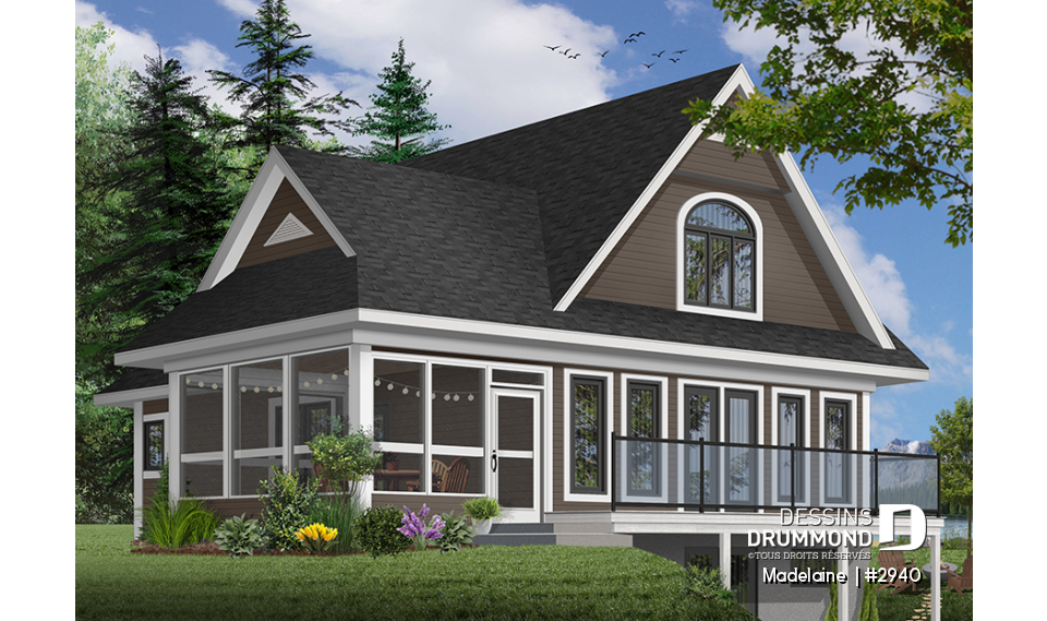 Version couleur no. 6 - Vue arrière - Madelaine 