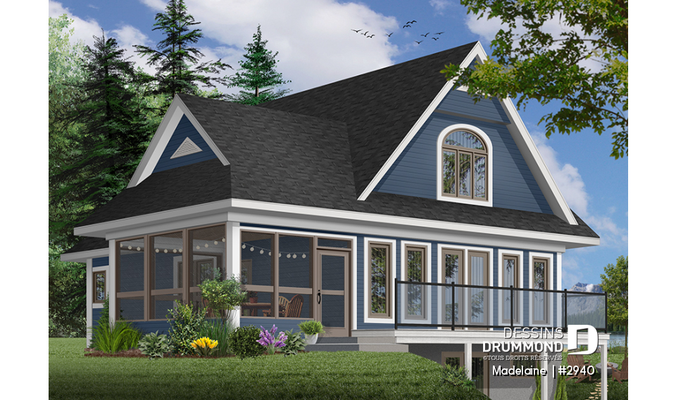 Version couleur no. 7 - Vue arrière - Madelaine 