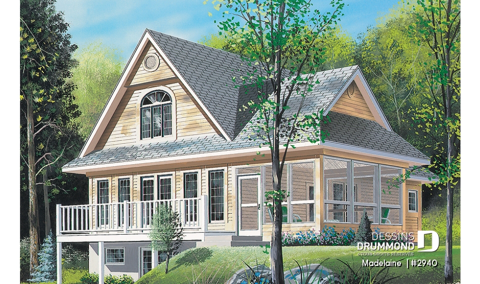 Vue arrière - MODÈLE DE BASE - Madelaine 