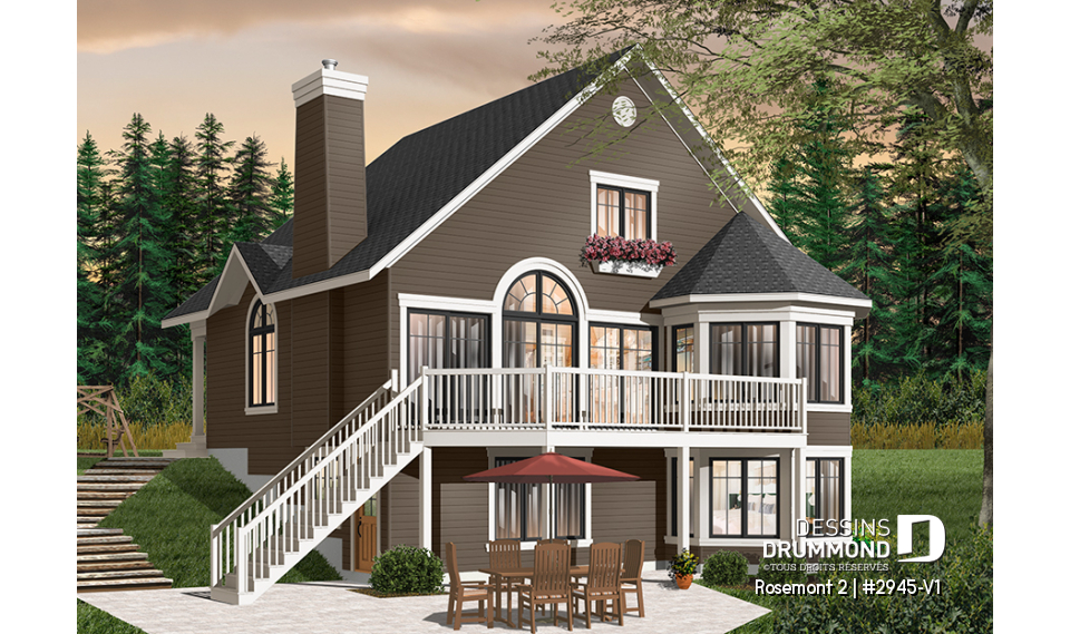 Version couleur no. 1 - Vue arrière - Rosemont 2