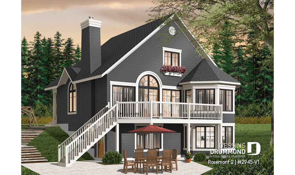 Version couleur no. 2 - Vue arrière - Rosemont 2