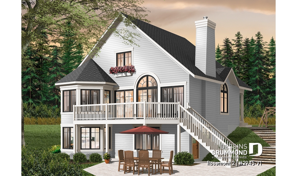 Version couleur no. 3 - Vue arrière - Rosemont 2