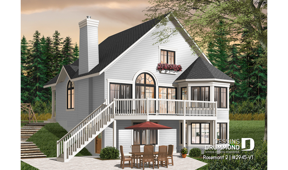 Version couleur no. 3 - Vue arrière - Rosemont 2