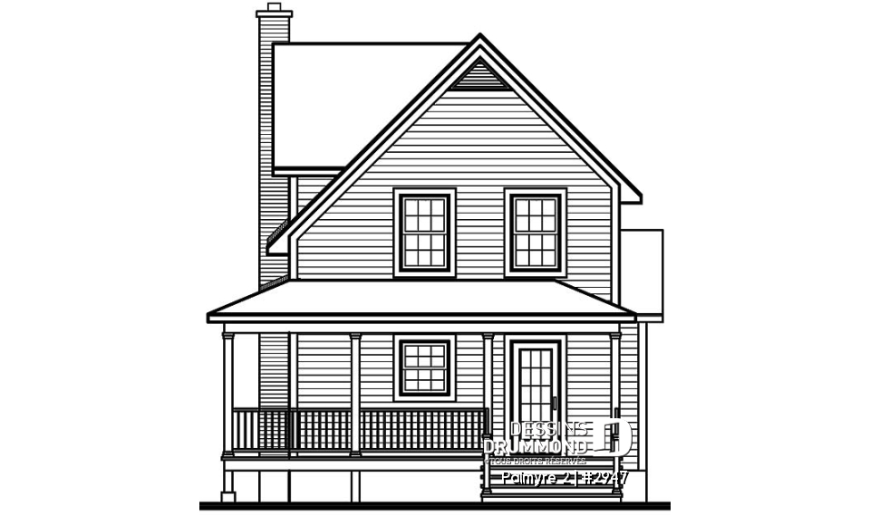 Élévation avant - Palmyre 2