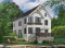 Vue arrière - MODÈLE DE BASE - Plan de cottage de 3 chambres, style Cape Cod, fenestration abondant, grande chambre des parents - Meunier