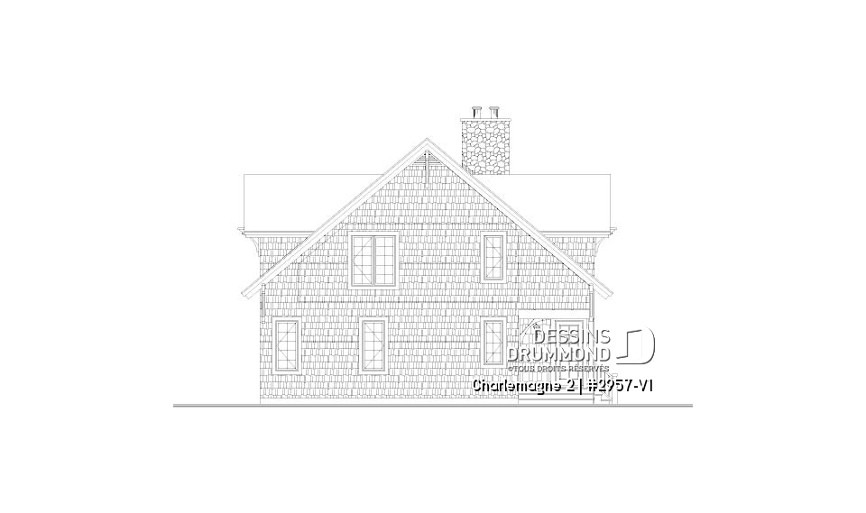 Élévation avant - Charlemagne 2