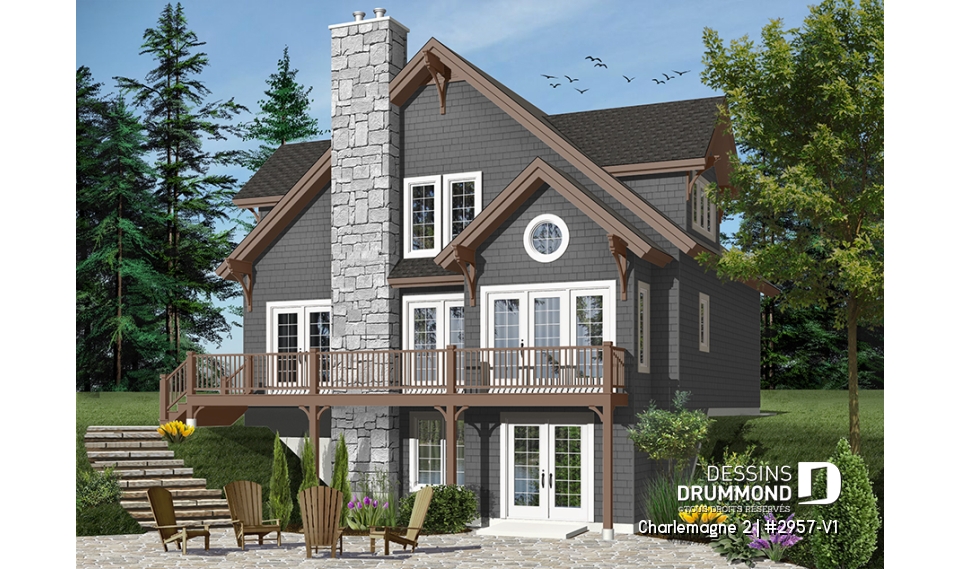 Version couleur no. 2 - Vue arrière - Charlemagne 2