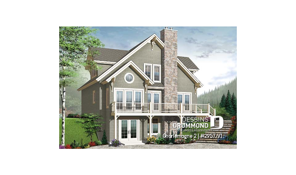 Vue arrière - MODÈLE DE BASE - Charlemagne 2