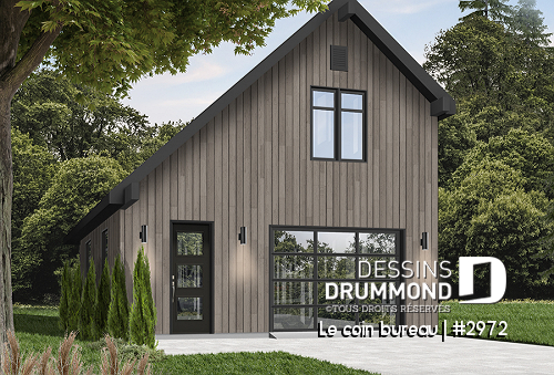 Version couleur no. 3 - Vue avant -  - Le coin bureau