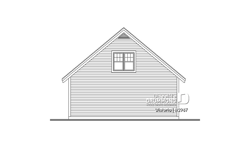 Élévation arrière - Wisteria
