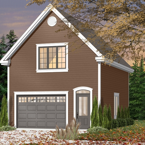 Élévation arrière - Caselle