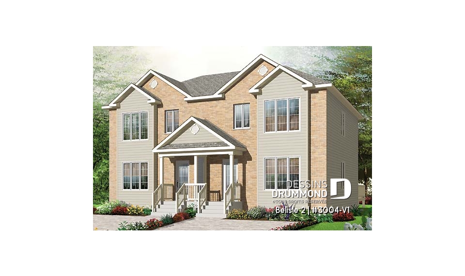 Vue avant – Modèle ORIGINAL - Belisle 2